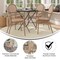Flash Furniture Lourdes Thonet French Bistro Stack Chair w/Arms, Natural/White PE Rattan/Bamboo Alum Frame, 4PK 4-SDA-AD642002A-NATWH-LTNAT-GG - alternate 10